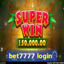 bet7777 login