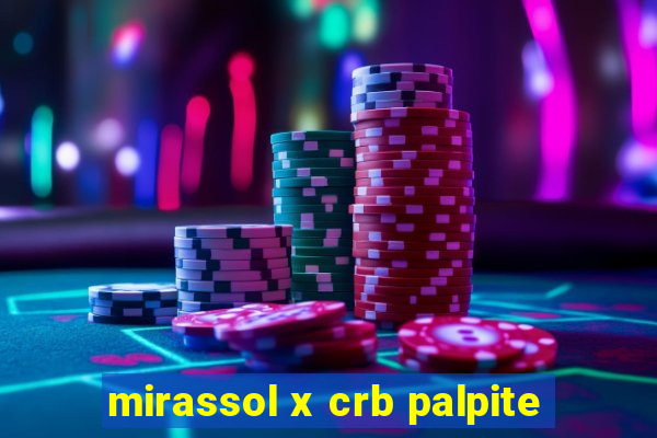 mirassol x crb palpite