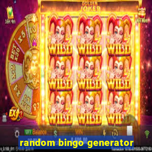 random bingo generator