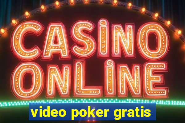 video poker gratis