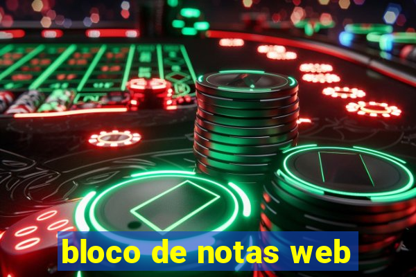 bloco de notas web