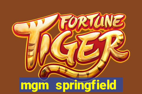 mgm springfield slot payout percentage