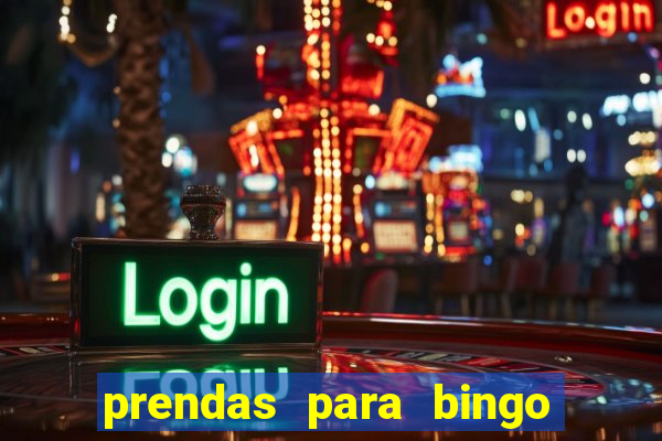 prendas para bingo em fam铆lia