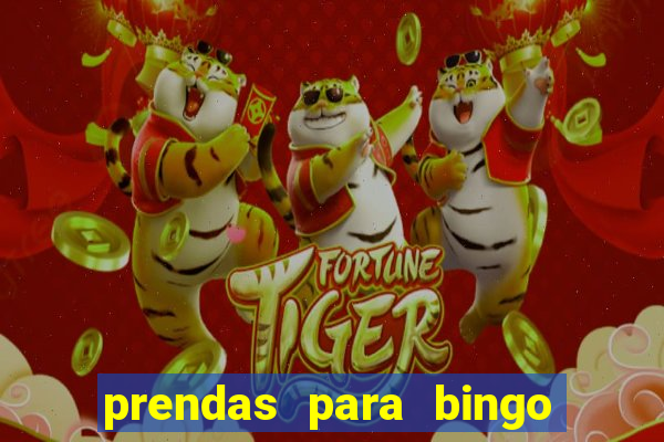 prendas para bingo em fam铆lia