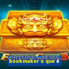 bookmaker o que é