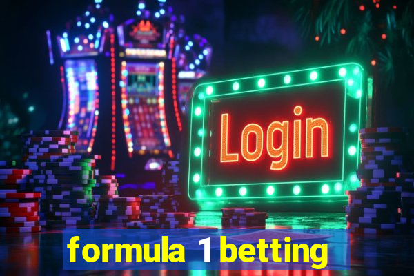 formula 1 betting