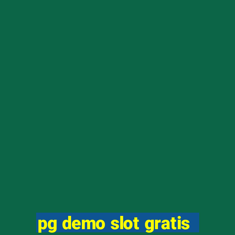 pg demo slot gratis