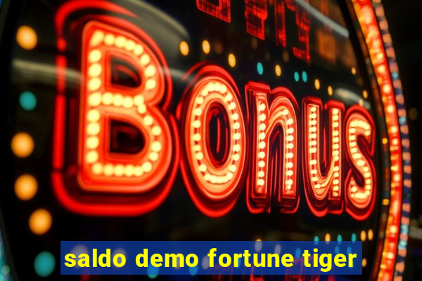 saldo demo fortune tiger