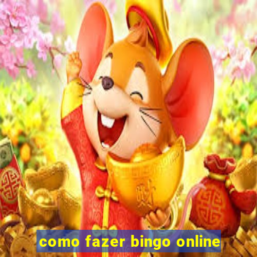 como fazer bingo online