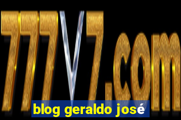 blog geraldo josé