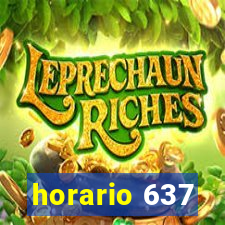 horario 637