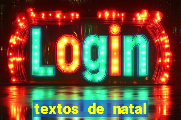 textos de natal para leitura