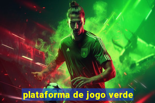 plataforma de jogo verde