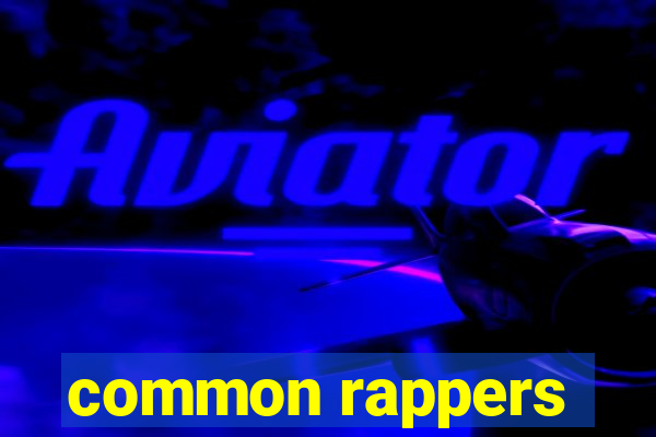 common rappers