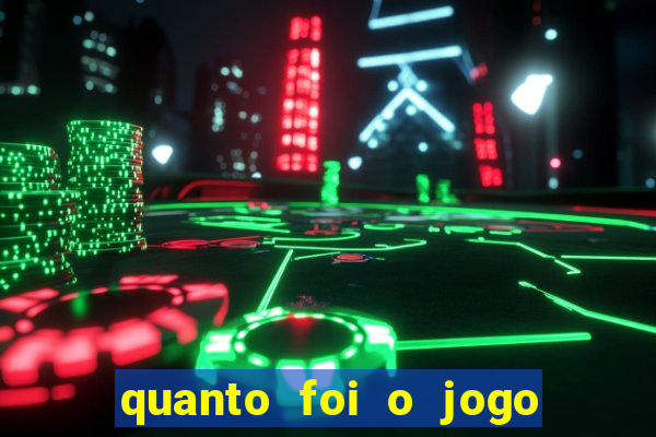 quanto foi o jogo do paisandu