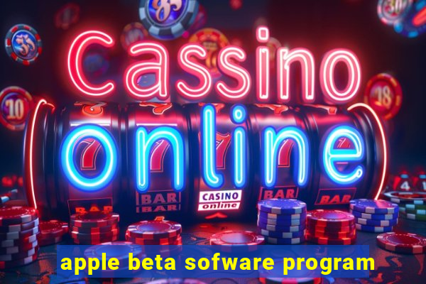 apple beta sofware program