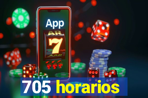 705 horarios