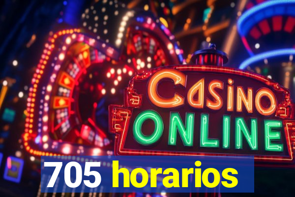 705 horarios