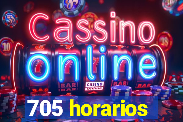 705 horarios