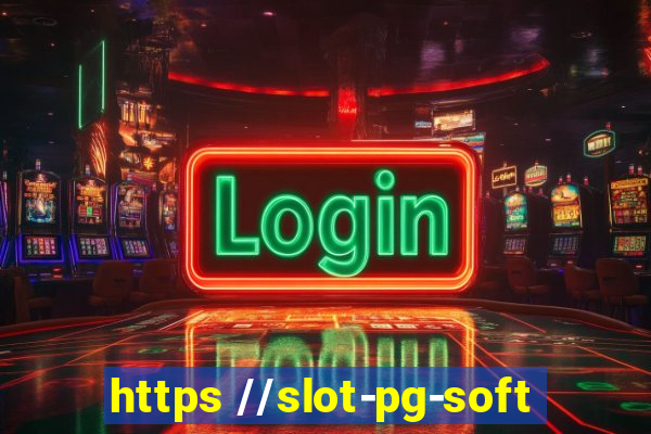 https //slot-pg-soft