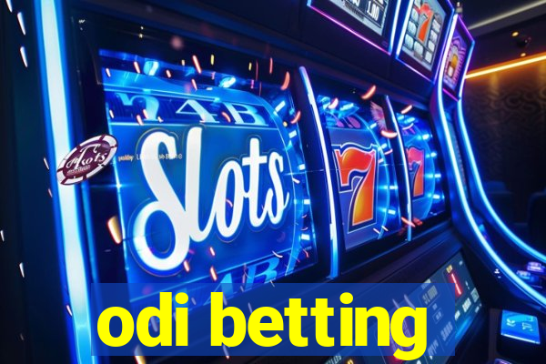 odi betting