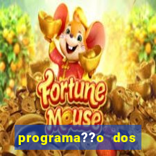 programa??o dos jogos de futebol