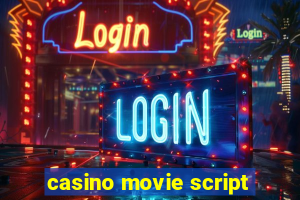 casino movie script