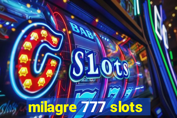 milagre 777 slots