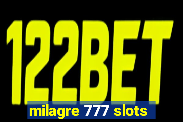 milagre 777 slots