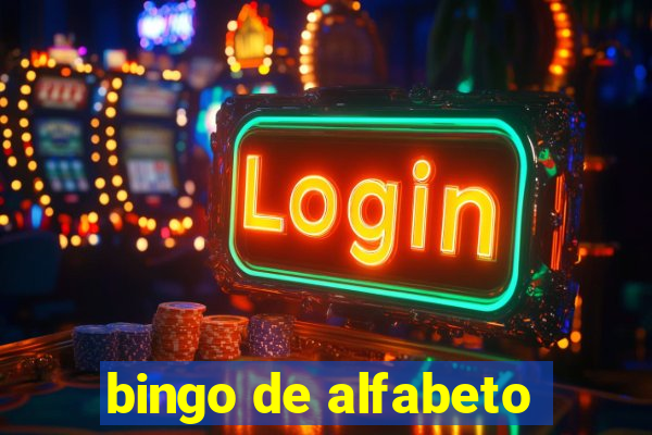 bingo de alfabeto