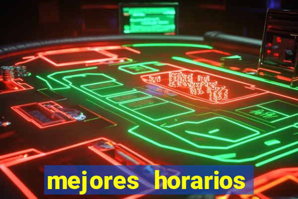 mejores horarios para jugar al casino online