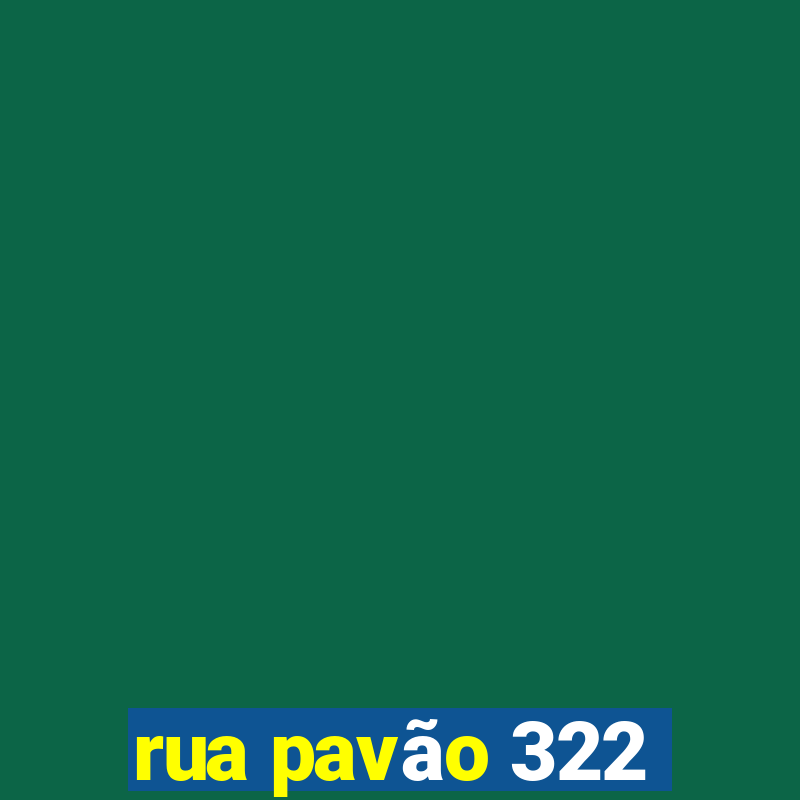 rua pavão 322