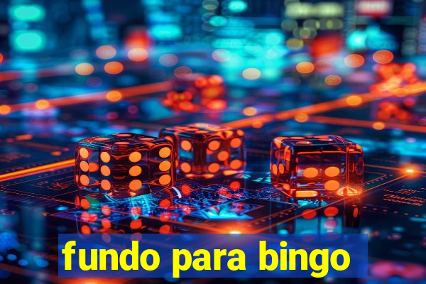 fundo para bingo