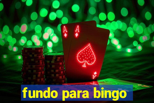 fundo para bingo