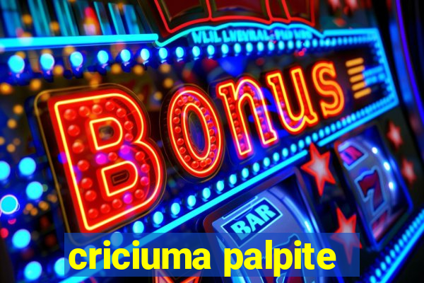 criciuma palpite