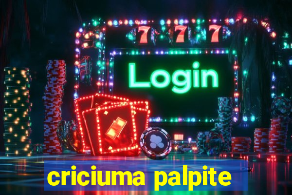 criciuma palpite