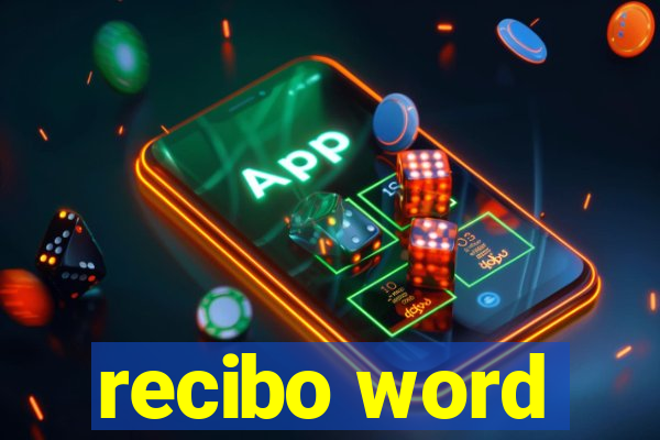 recibo word