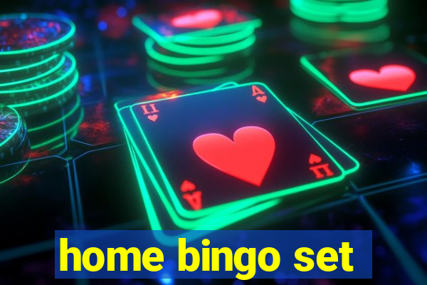 home bingo set