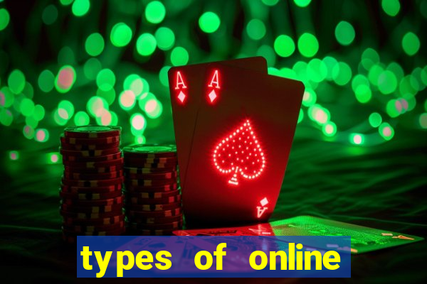 types of online casino games