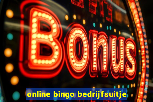 online bingo bedrijfsuitje