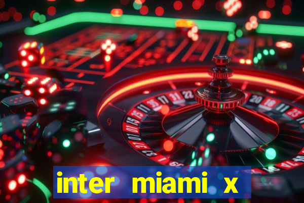 inter miami x cincinnati palpite