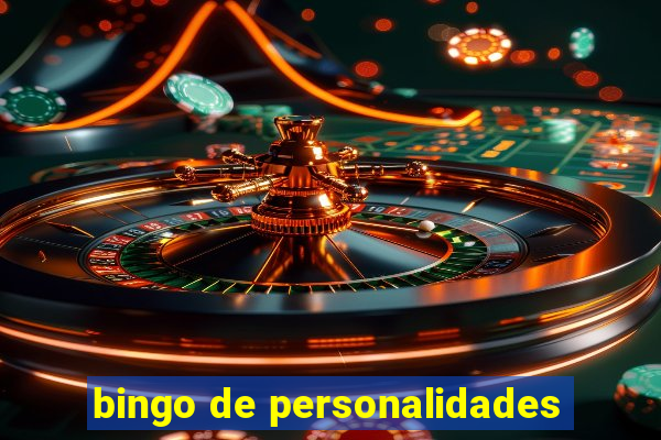 bingo de personalidades