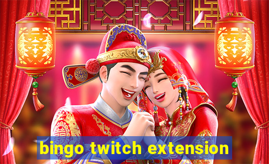 bingo twitch extension