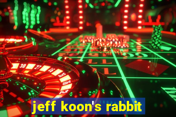 jeff koon's rabbit