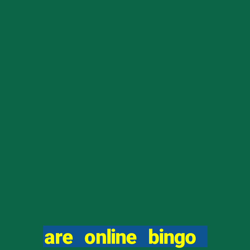 are online bingo sites fixed