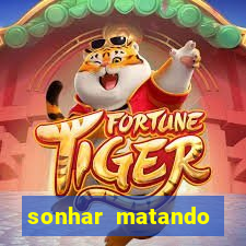 sonhar matando porco pequeno