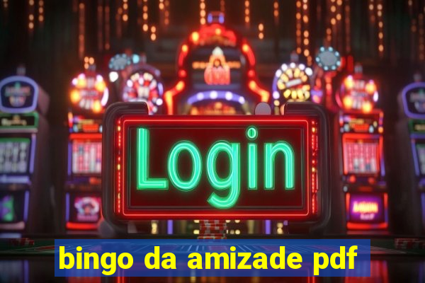 bingo da amizade pdf