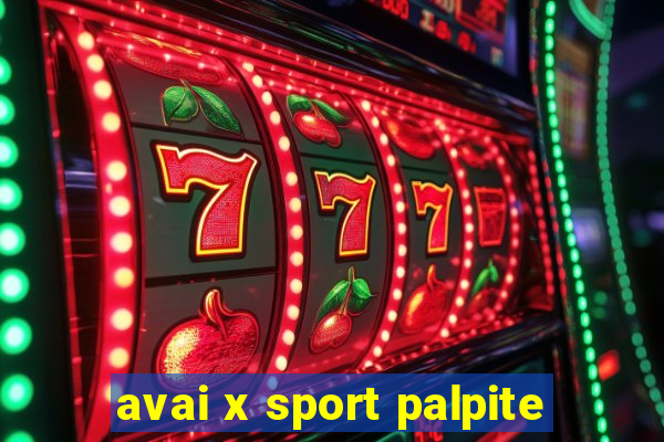 avai x sport palpite