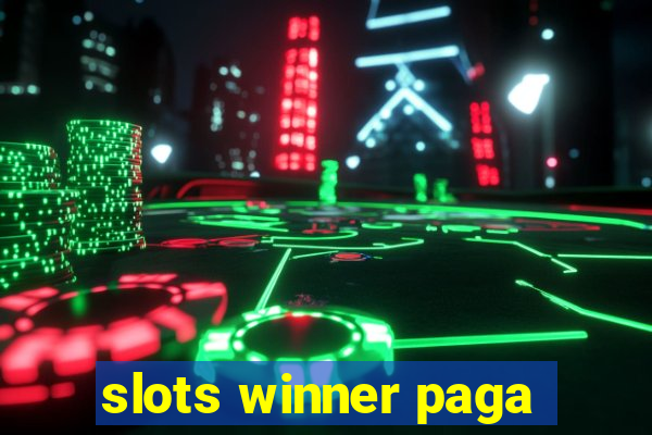 slots winner paga