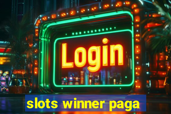 slots winner paga